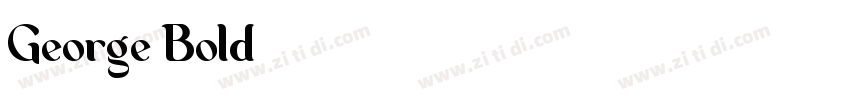 George Bold字体转换